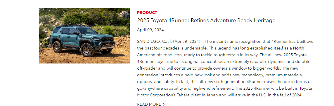 2025 Toyota 4runner 2025 4Runner Order | Pre-Order | Deposit | Reservation | Waitlist -- List & Stats 1714157561648-tv