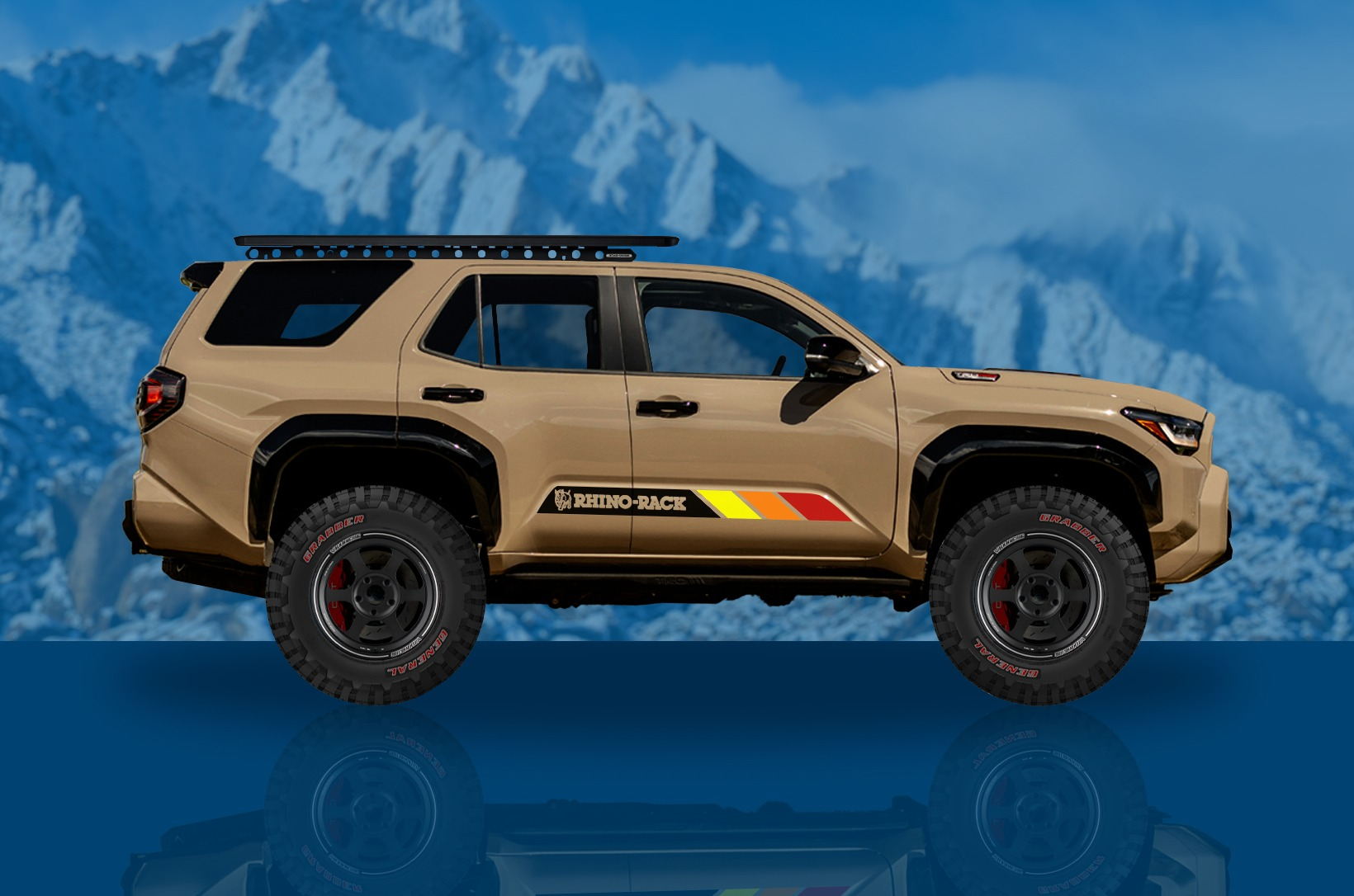 2025 Toyota 4runner Weston with Rhino-Rack | We're coming for you! 2025 4Runner Rack Preview Mockup 1715104527074-18