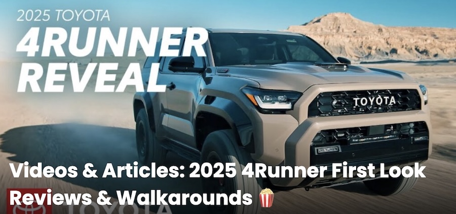 2025 Toyota 4runner 4Runner and Land Cruiser both have a place in lineup says Toyota executives 2025 4runner