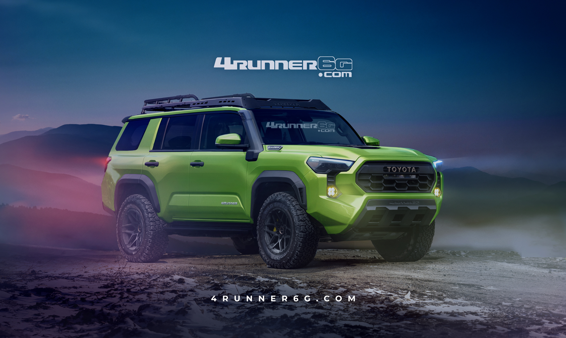2025 Toyota 4runner 2025 4Runner (6th Gen) News, Specs, Engines, Release Date, Production Date & Preview Renderings -- Insider Info (as of 7/30/23) 2025 Toyota-4Runner-Front-Electric-Lime