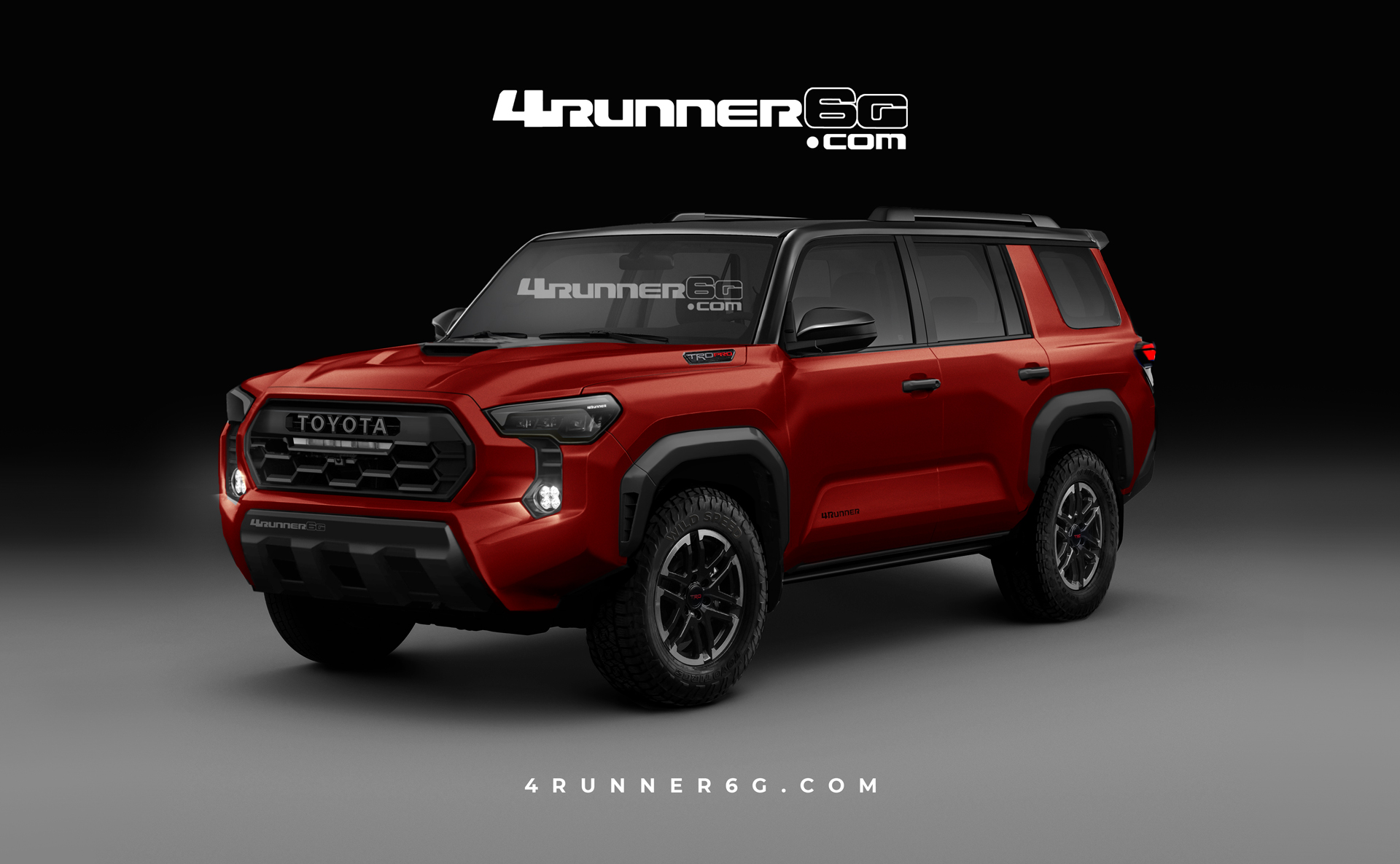 2025 Toyota 4runner 2025 4Runner (6th Gen) News, Specs, Engines, Release Date, Production Date & Preview Renderings -- Insider Info (as of 7/30/23) 2025 Toyota-4Runner-Front-S-B_red