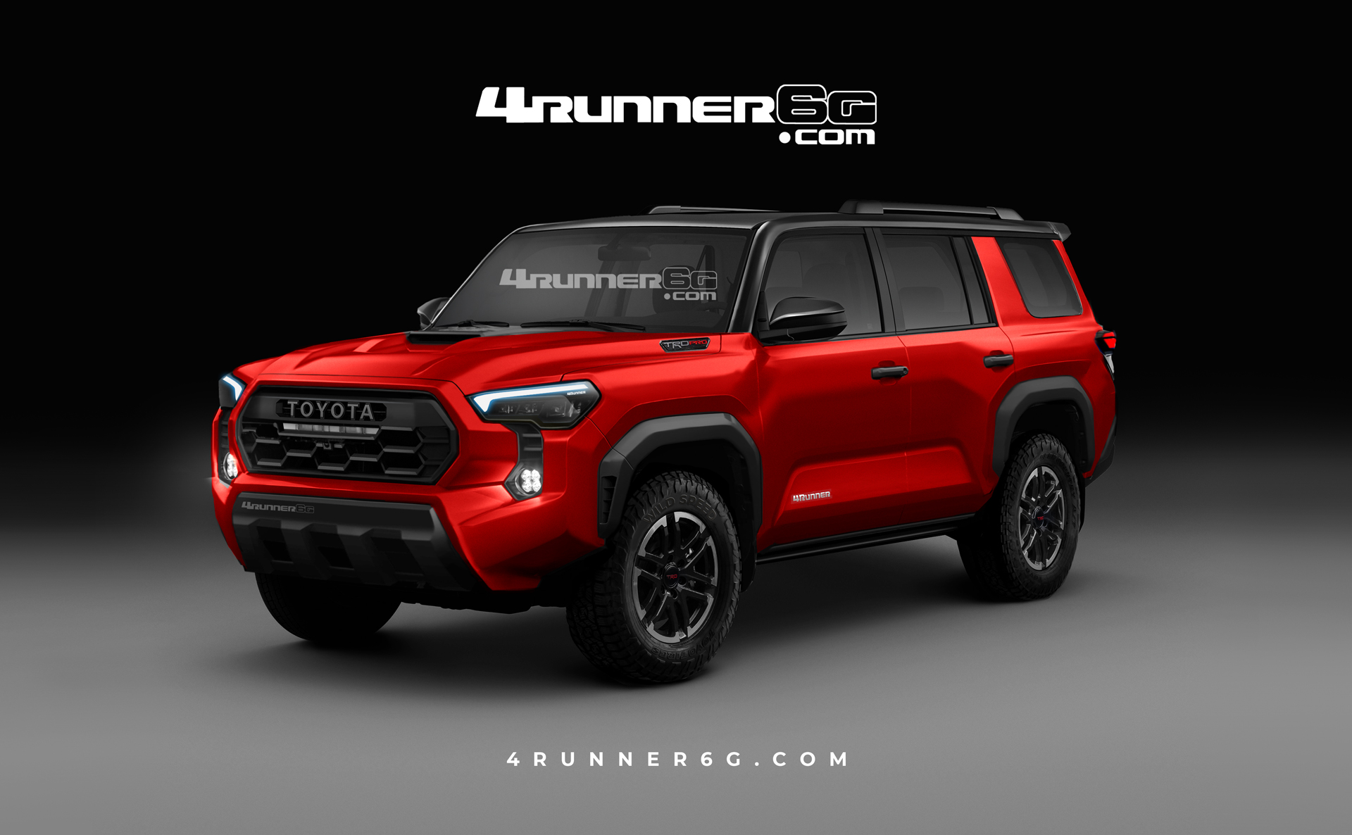 2025 Toyota 4runner 2025 4Runner (6th Gen) News, Specs, Engines, Release Date, Production Date & Preview Renderings -- Insider Info (as of 7/30/23) 2025 Toyota-4Runner-Front-S-Red