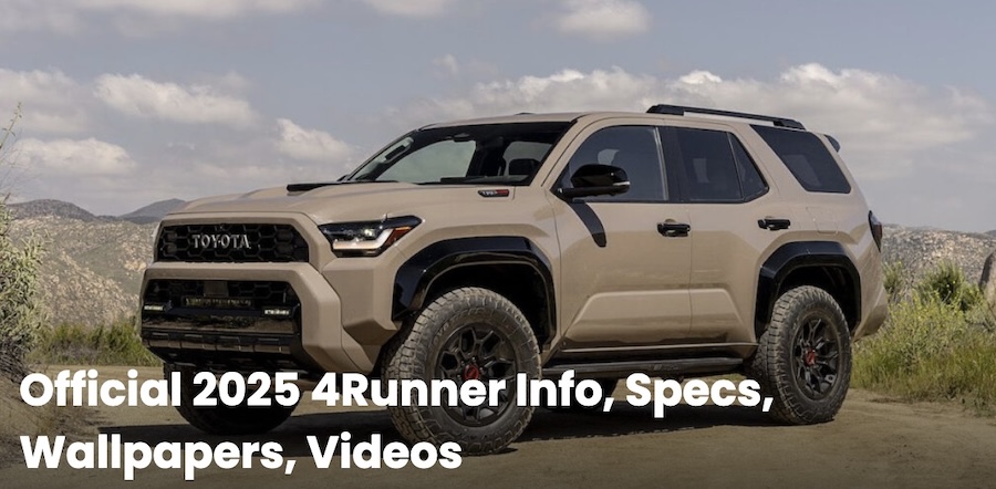 2025 Toyota 4runner 4Runner and Land Cruiser both have a place in lineup says Toyota executives 2025 toyota 4runner