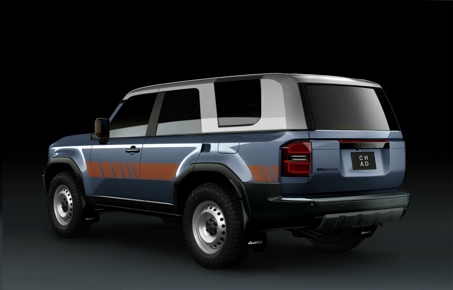 2025 Toyota 4runner Rendered: Topless 2025 4Runner based on the LC250. CDB62876-244B-4FA6-90F3-0596851C04A1