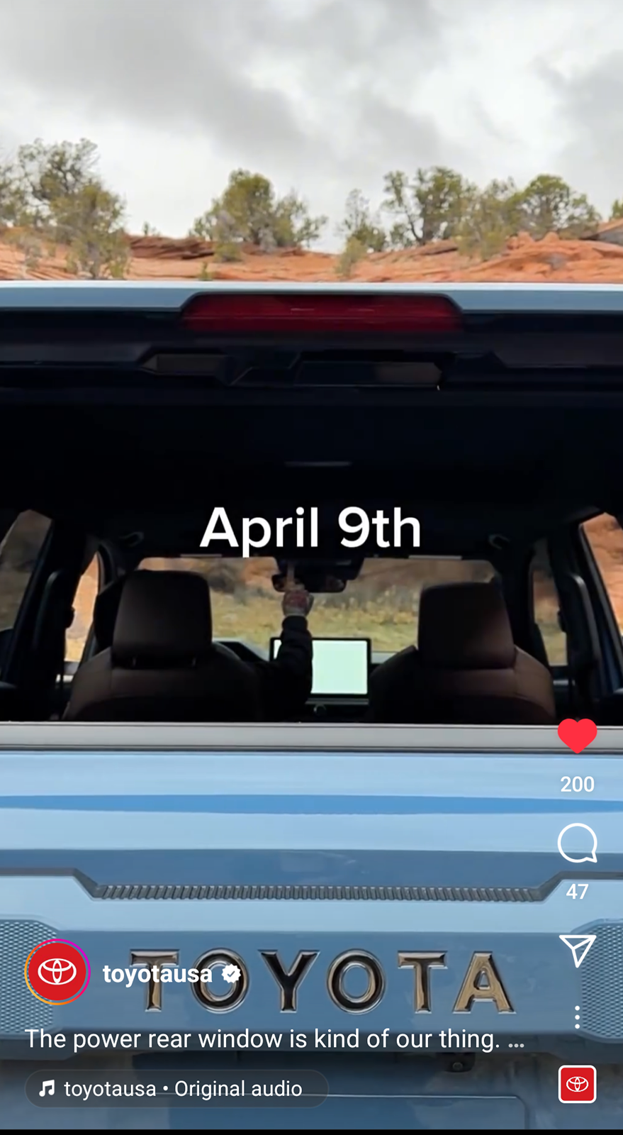 2025 Toyota 4runner Rolldown Power Rear Window for 2025 4Runner! + April 9 Reveal Date! Screenshot_20240404-101021