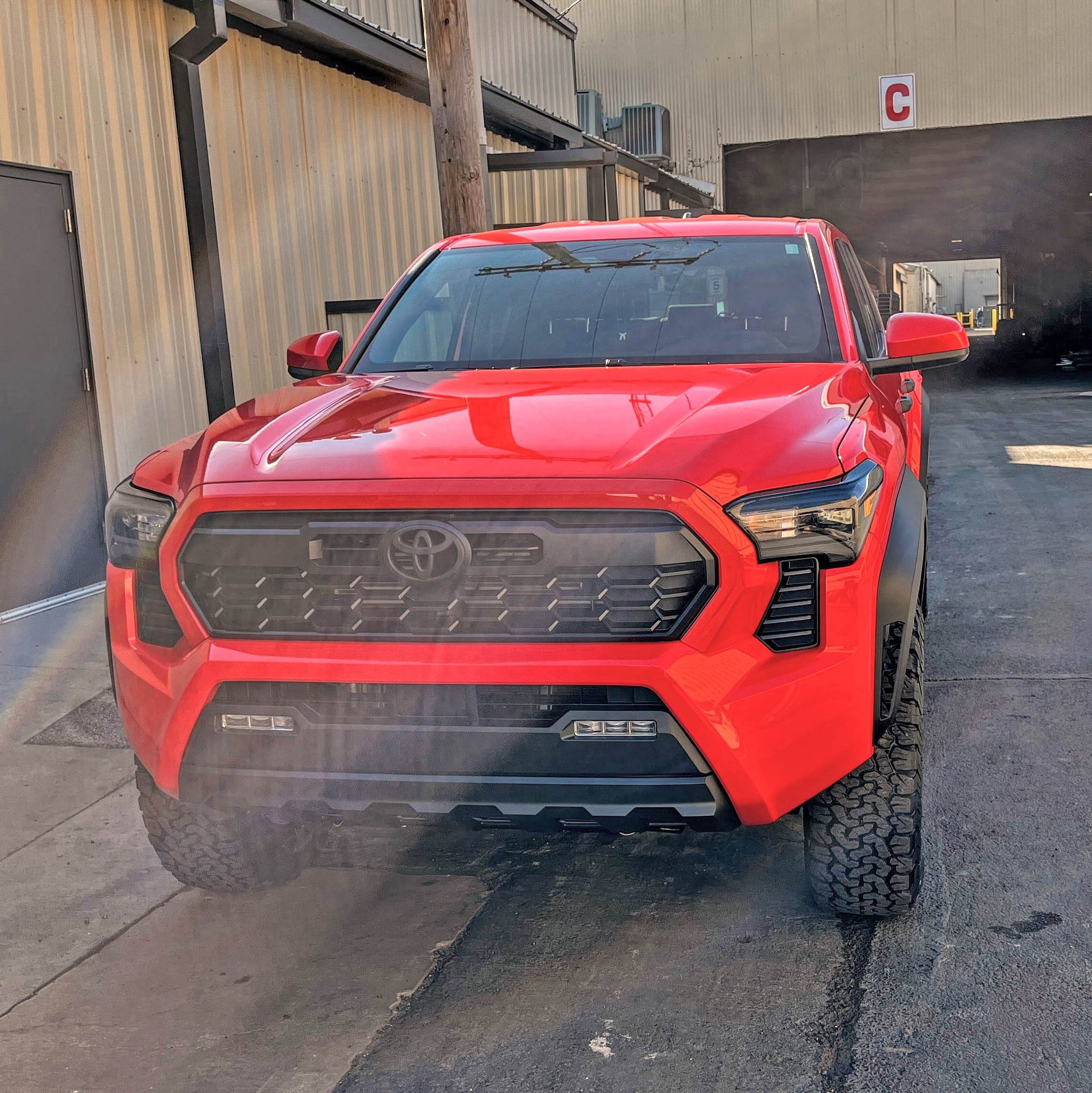 2025 Toyota 4runner Largest tire size possible for 6th Gen 2025 4Runner (on stock suspension)? tock-factory-wheels-2024-tacoma-trd-off-road-2-