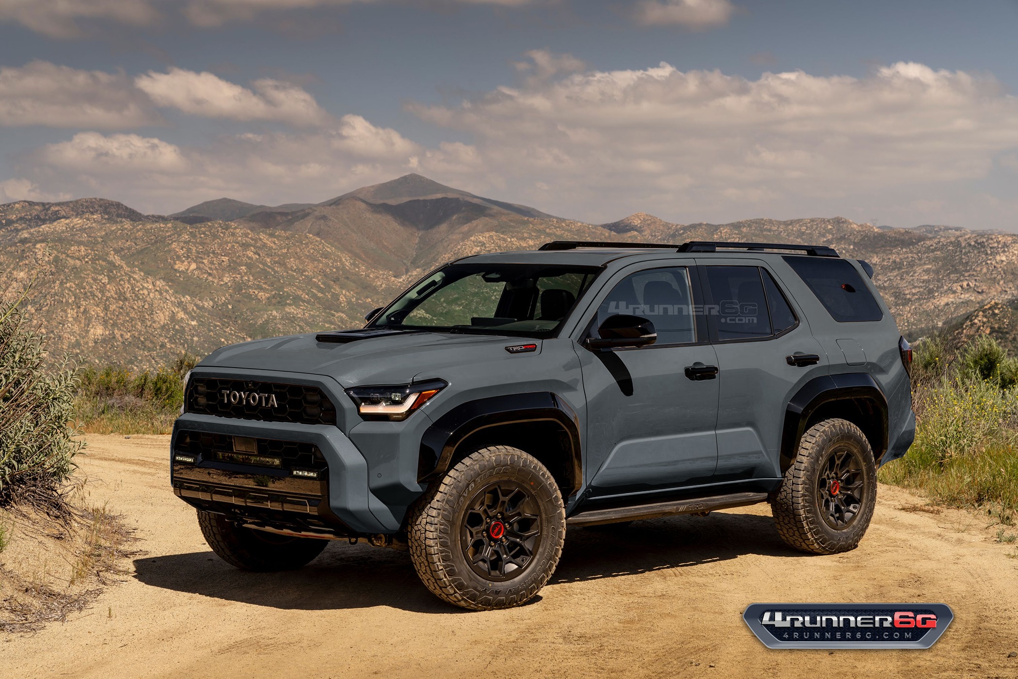 2025 Toyota 4runner Fun colors for 2025 4Runner TRD PRO, Trailhunter, Platinum Trims -- previews TRDpro-Underground -Front