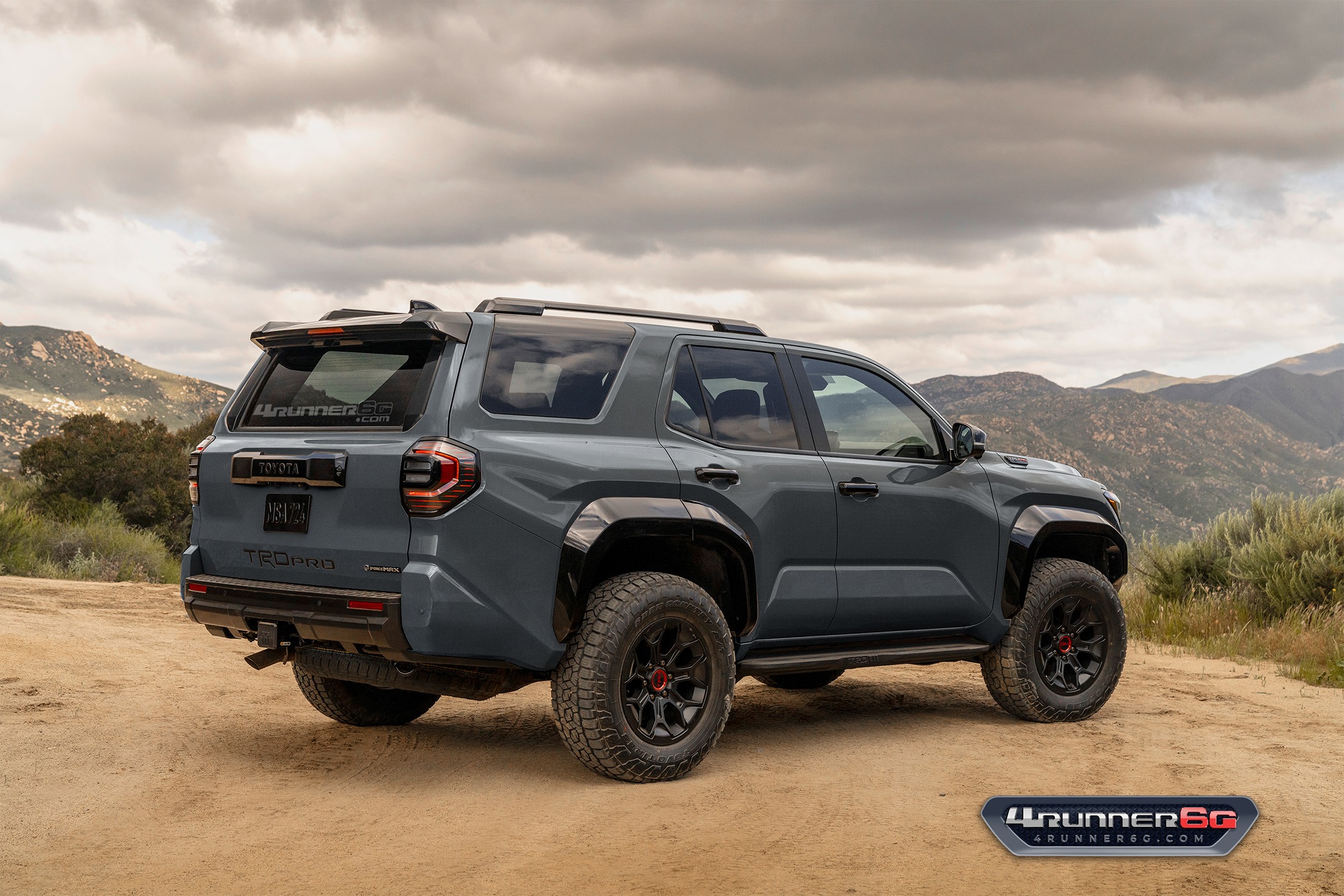 2025 Toyota 4runner Fun colors for 2025 4Runner TRD PRO, Trailhunter, Platinum Trims -- previews TRDpro-Underground-Rear
