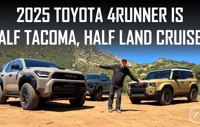 Video: 2025 4Runner is Half Tacoma & Half Land Cruiser - Best of Both Worlds? 4Runner vs. Other TNGA-F Models -- by David Chao, Engineer