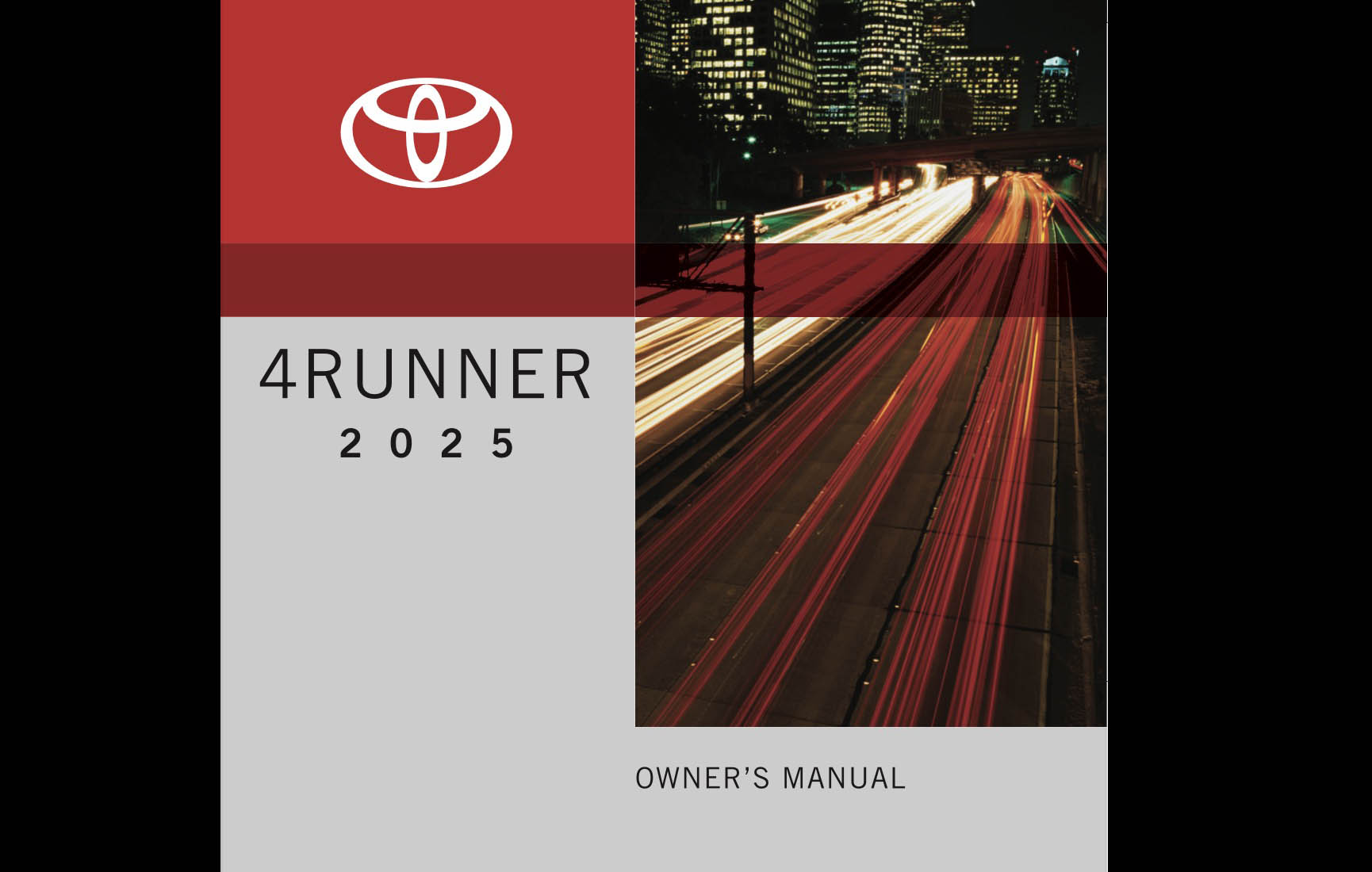 Owner's Manual & Warranty Maintenance Guide: 2025 4Runner 6th Gen 📕 ...