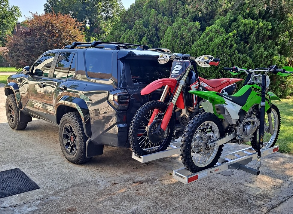 Dual motorcycle carrier (hitch mounted) experience | 2025+ 4Runner ...