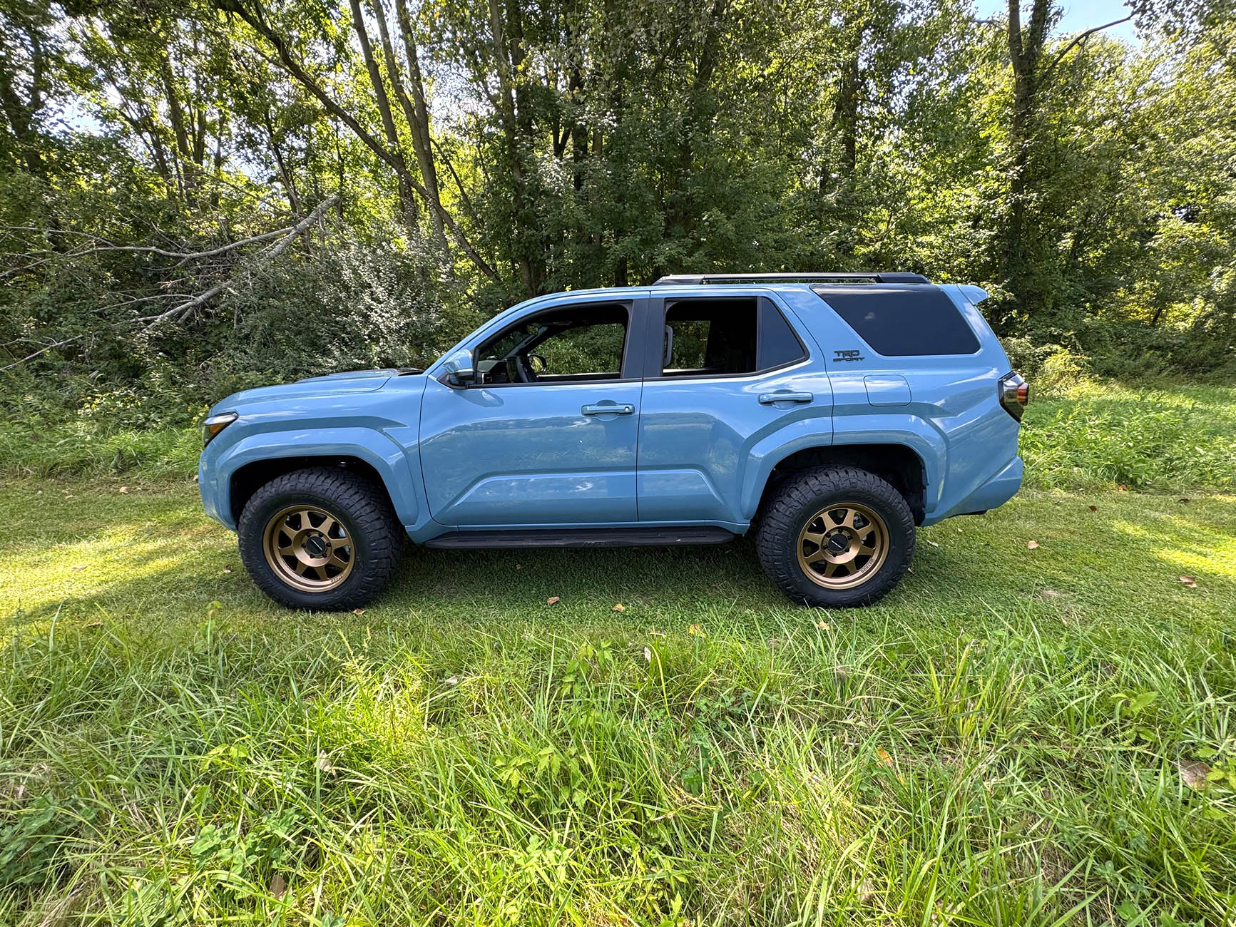 Offset Ridge Heritage Blue TRD Sport Build: AFE intake & exhaust, Bronze Method 701 ...