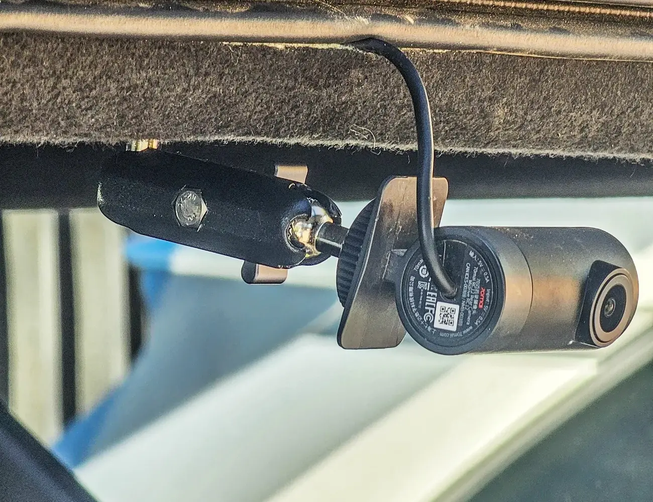 Rear dashcam mount install w/ adjustable dual ball arm | 2025+ 4Runner ...