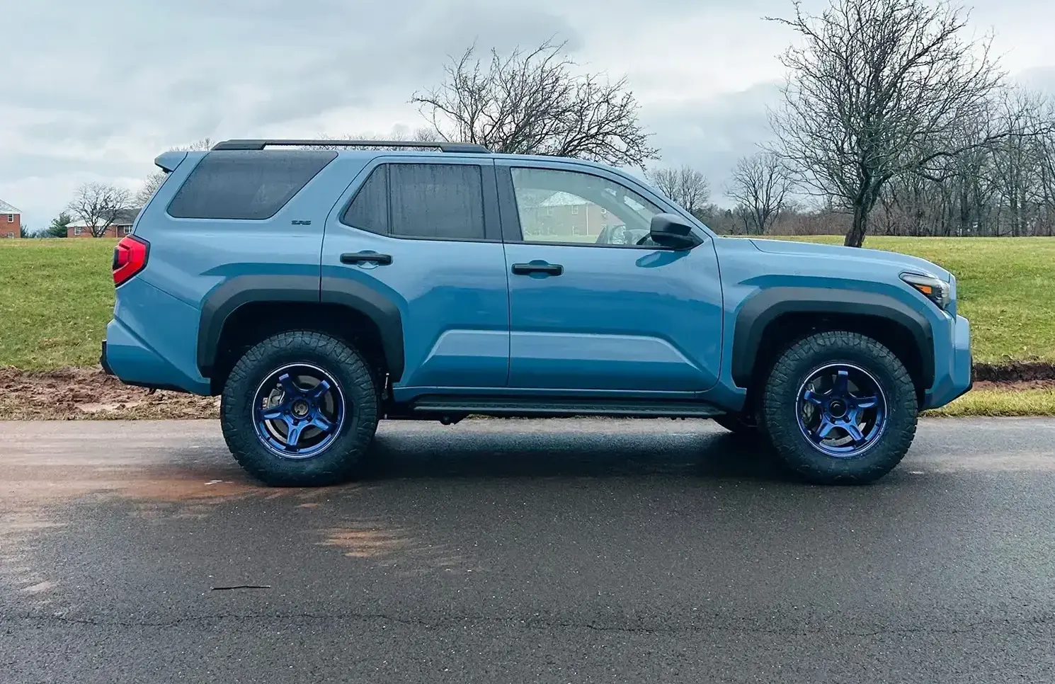 Magnesium Blue ORT Forged wheels +14 offset and 265/70r18 Nitto